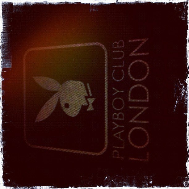 At Kiss after party at Playboy club London…4th of July!!